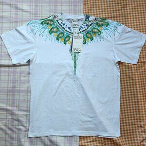 Marcelo Burlon County of Milan White Short-Sleeve T-Shirt